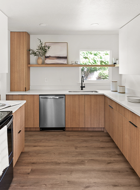 mid brown luxury vinyl flooring